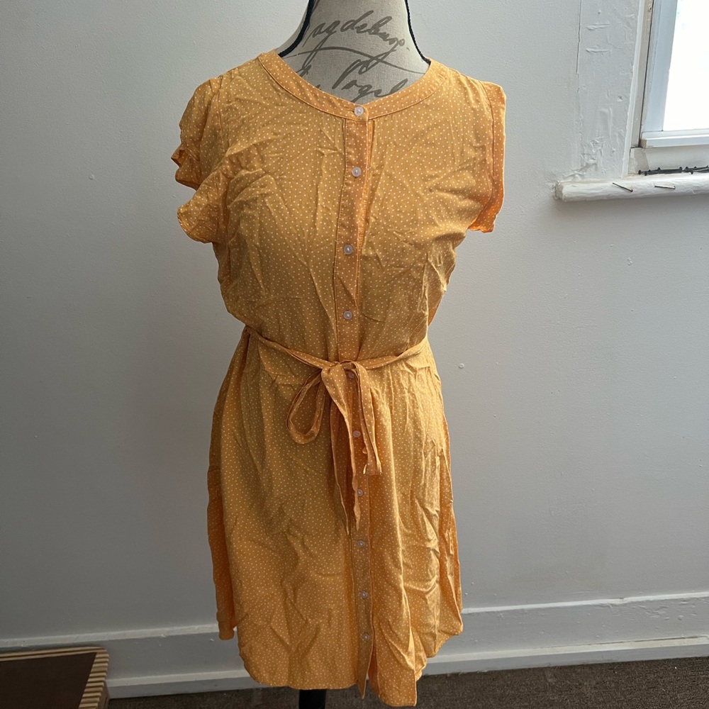 12P yellow loft dress worn 1 time